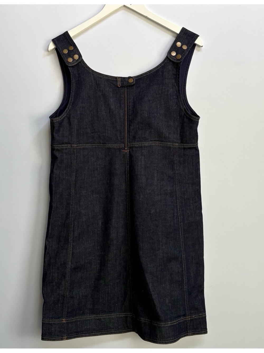 NWT Anthropologie Pilcro Denim Snap-Front Mini Dress, S - Picture 9 of 11